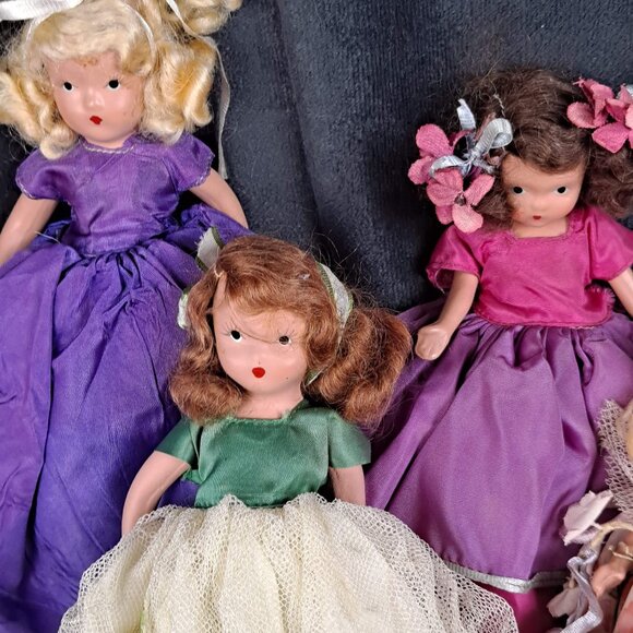 Nancy Ann Story Book Dolls Porcelain Bisque Bundle of 10 Mid-Century Modern VTG - Picture 3 of 15